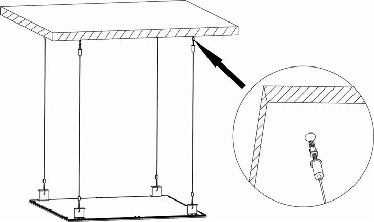 596x596mm 36W CLPG series LED panel-5